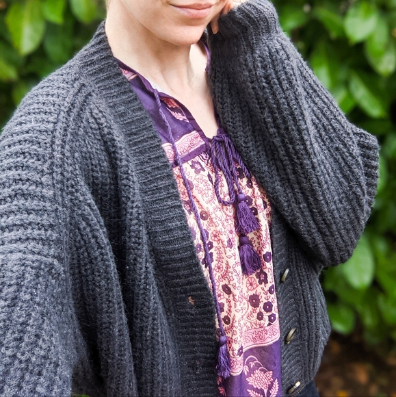 NWT Grade & Gather Chunky Knit Cardigan - Picture 5 of 5